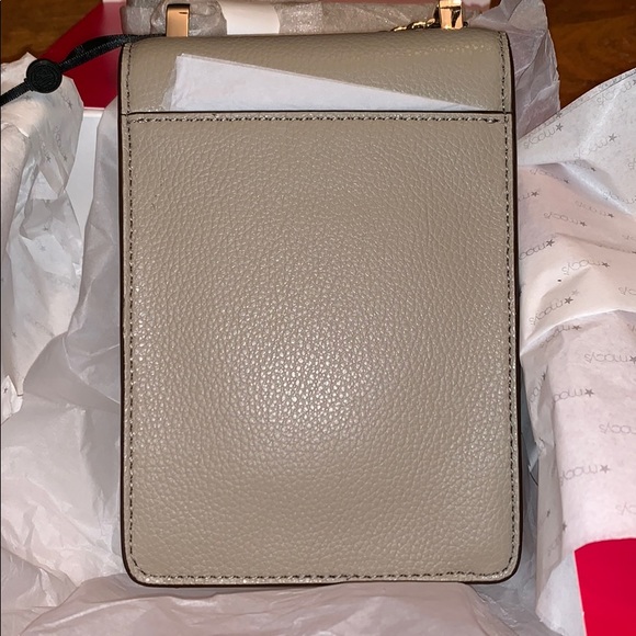 DKNY Elissa Pebble Leather Charm Chain Crossbody - Picture 5 of 6